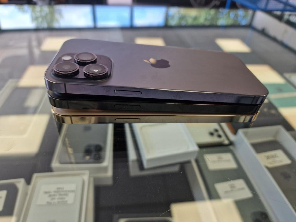 3x IPhone 14 Pro Max 2jaar garantie, Ophalen of Verzenden, Zo goed als nieuw, Goud, 128 GB