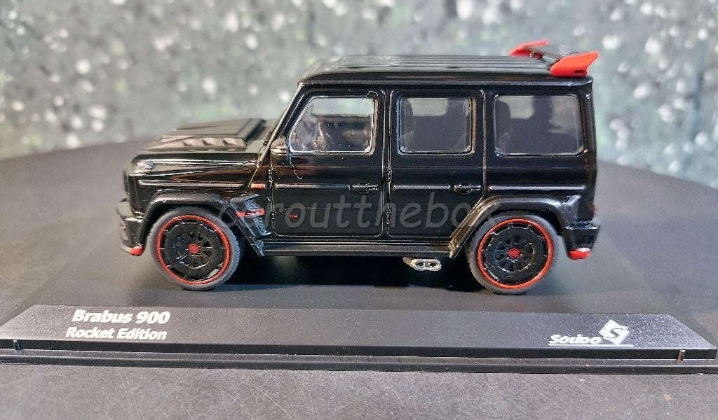 Brabus 900 Rocket edition zwart 1/43 Solido Sol078, Verzenden, Nieuw, Auto, Solido