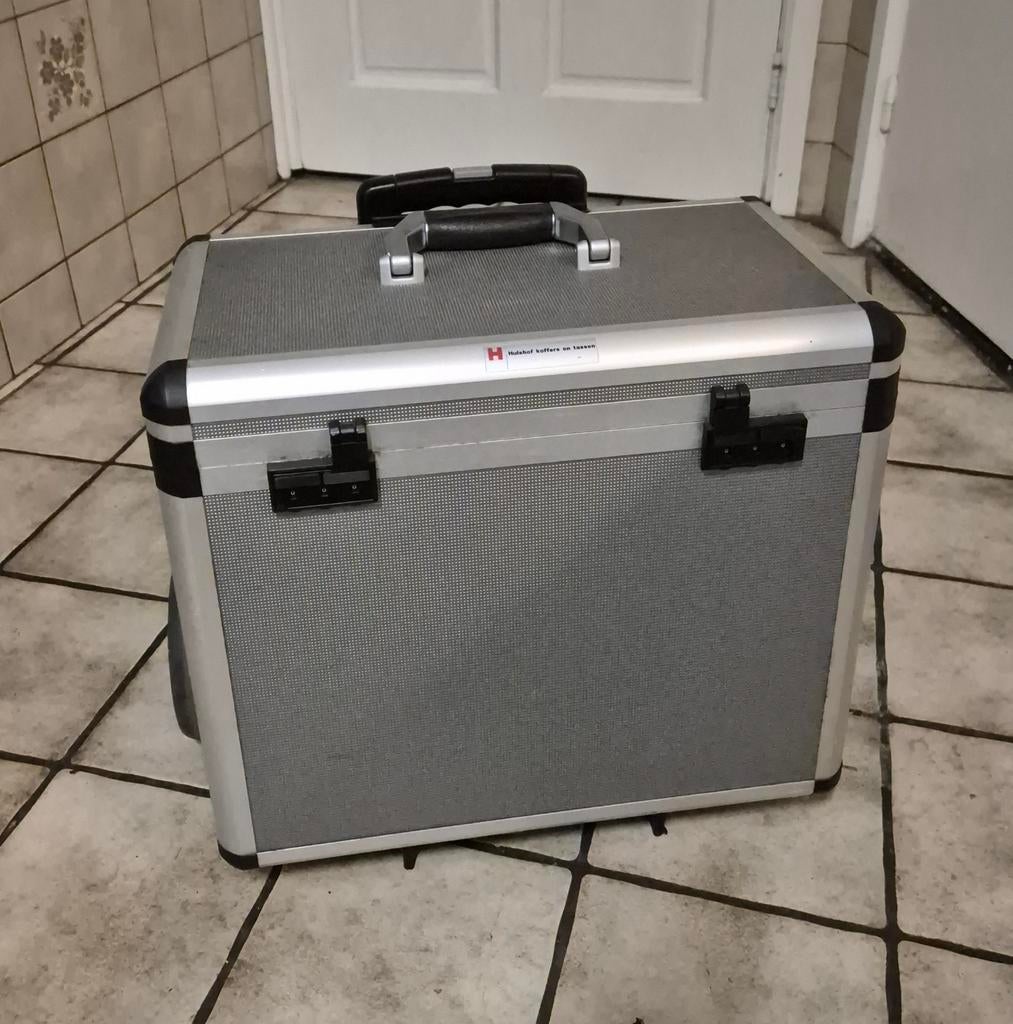 te koop Hulshof kantoorkoffer/trolley in nette staat, Sieraden, Tassen en Uiterlijk, Koffers, Ophalen, Gebruikt, Overige materialen