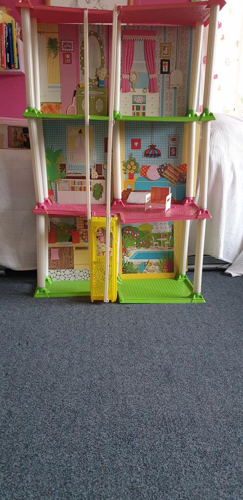 Oud Vintage barbiehuis, Ophalen, Gebruikt, Poppenhuis