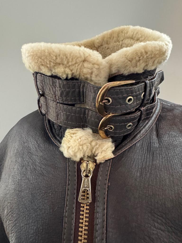 B-3 Pilotenjack, Ophalen of Verzenden, Zo goed als nieuw, Maat 52/54 (L), Bruin