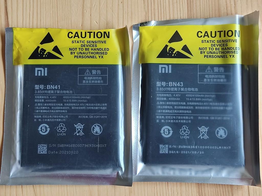 Xiaomi Batterij BN43 & BN41 - Nieuw, Ophalen of Verzenden, Nieuw, Overige merken