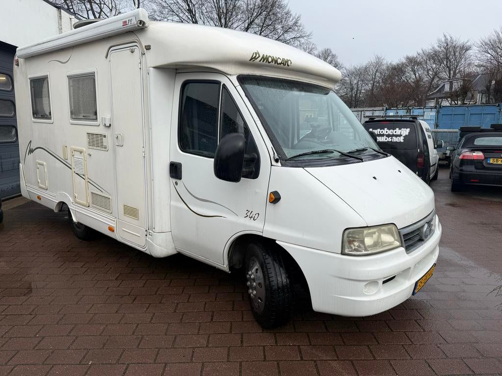 Fiat ducato 244 Moncayo Camper 2.8jtd 2004, Standaard zit, Alkoof, Ringverwarming, Bedrijf
