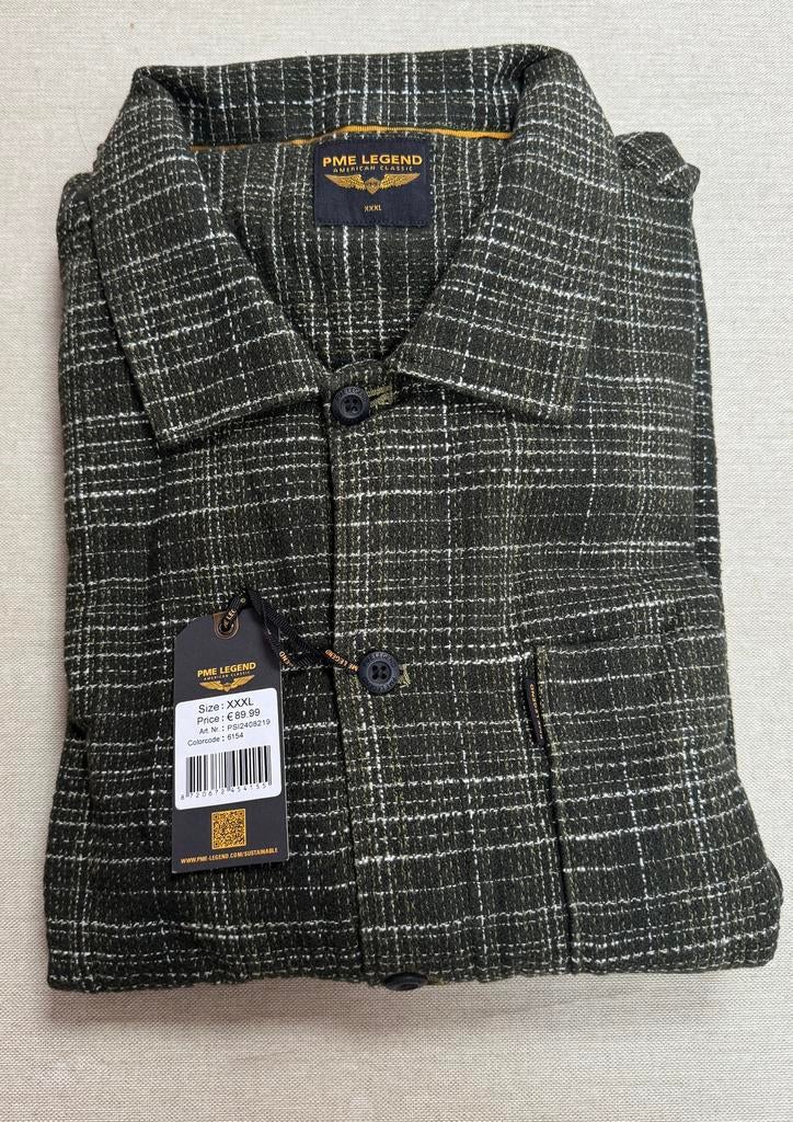 PME Legend Shirt jacket met structuur XXXL, ., Nieuw, Ophalen of Verzenden, Overige halswijdtes