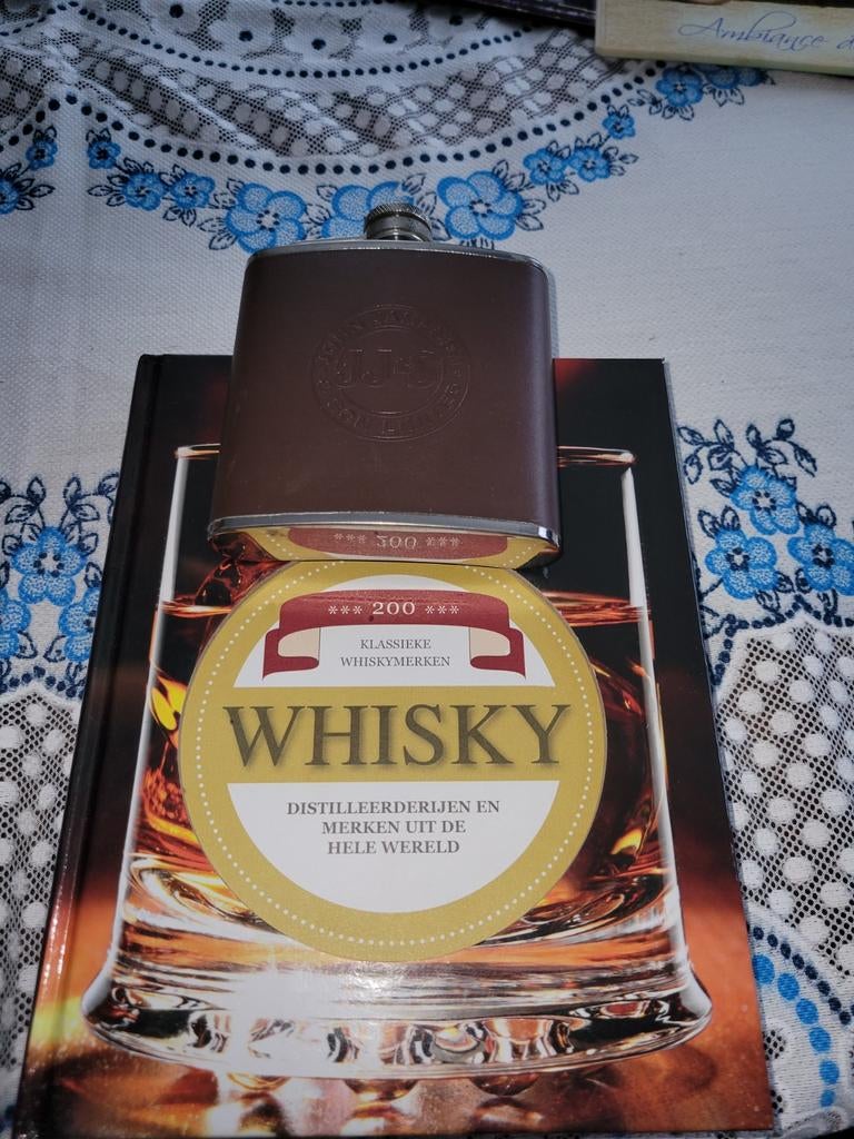 Vintage JJ&S Heupfles, Antiek en Kunst, Antiek | Woonaccessoires, Verzenden