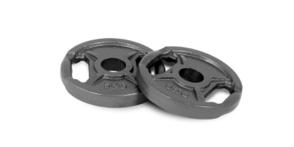 Olympische Halterschijven - Zo Goed Als Nieuw!, Ophalen of Verzenden, Zo goed als nieuw, Armen, Halterschijven