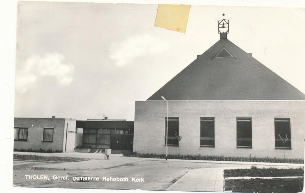 9304 Tholen, Geref. Gemeente Rehoboth Kerk, Ophalen of Verzenden, 1940 tot 1960, Zeeland