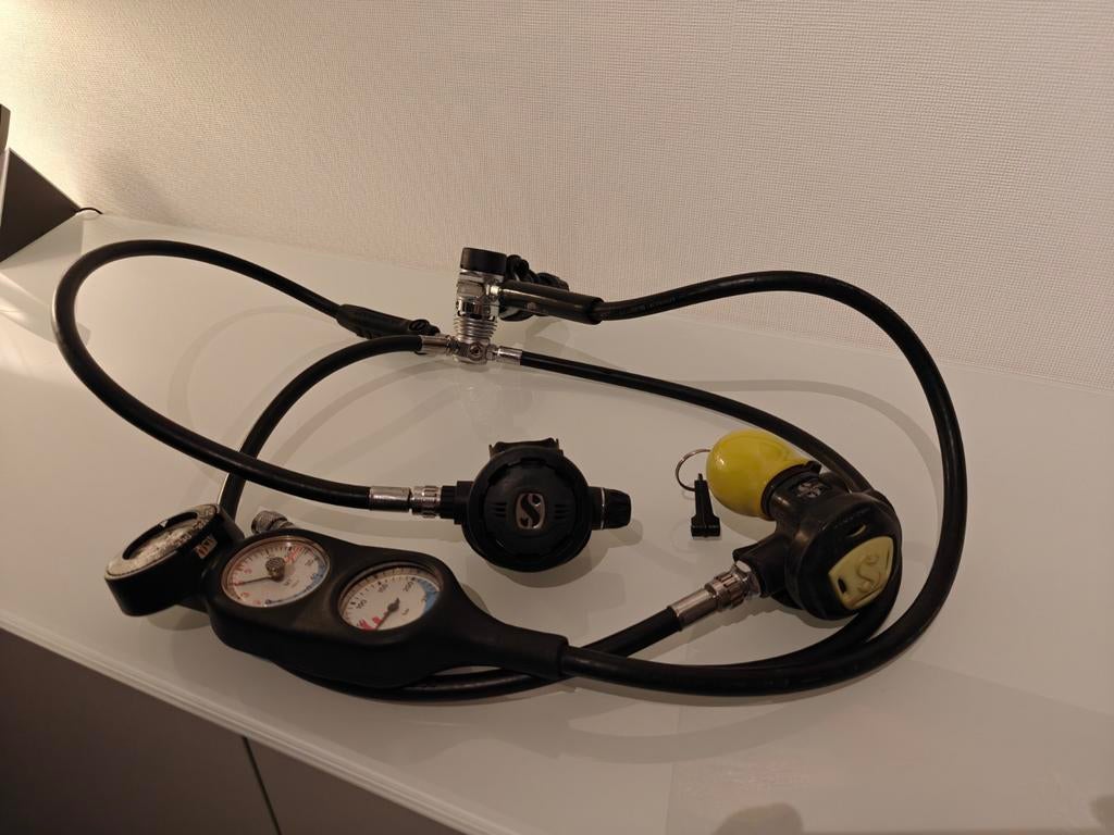 Scubapro Duikset MK25/S550 met 3 delige console, Ophalen of Verzenden, Gebruikt, Overige typen