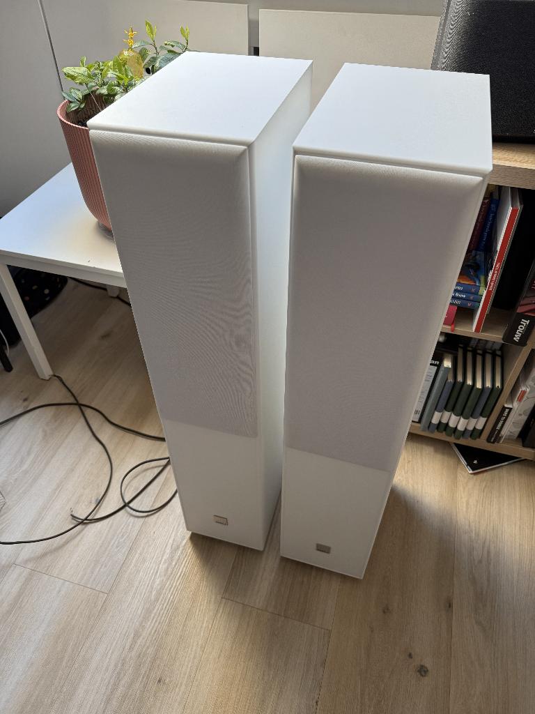 2x Dali Spektor 6 (wit) met Denon RCD-N9, Audio, Tv en Foto, Luidsprekers, Zo goed als nieuw, 120 watt of meer, Front, Rear of Stereo speakers