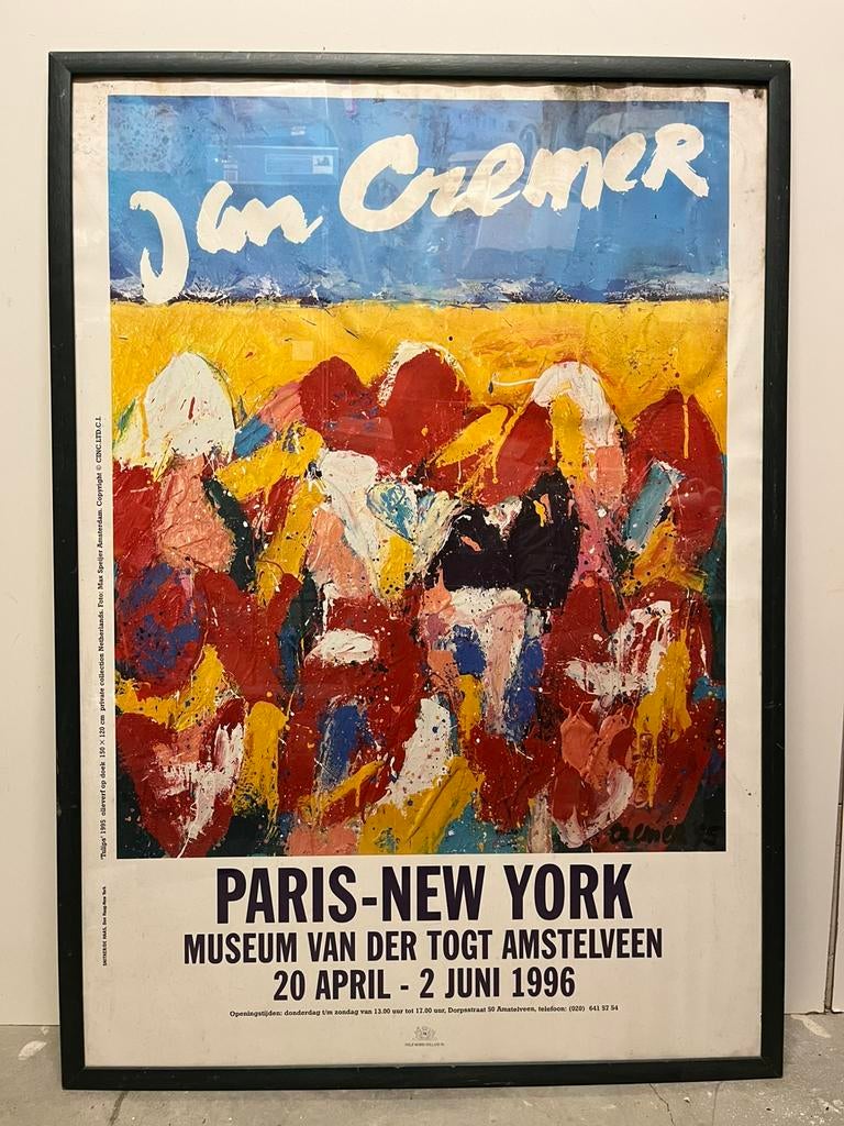 Poster Jan Cremer 74x105cn, Verzamelen, Ophalen of Verzenden, A1 t/m A3