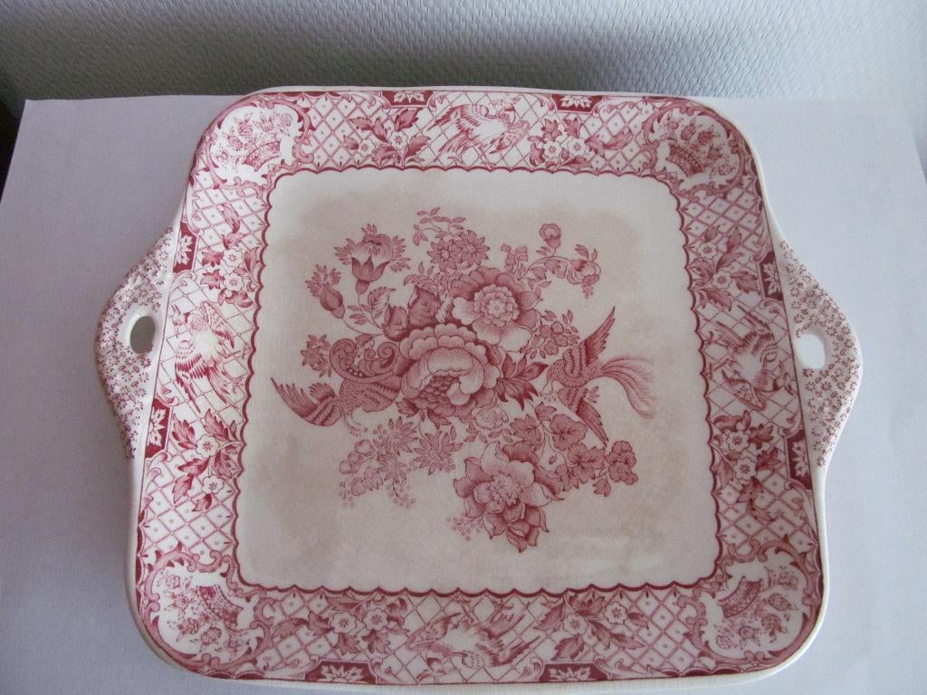 Mason's Stratford Pink serveerschaal., Antiek en Kunst, Antiek | Servies los, Ophalen