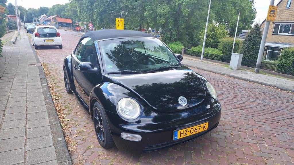 VW BEETLE CABRIO 1.4 16v, Lederen bekleding, 74 pk, Cabriolet, 4 stoelen