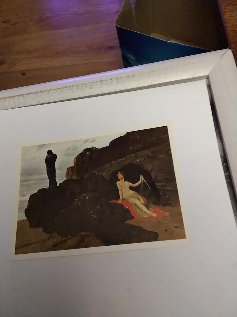 ARNOLD BOCKLIN.  /  ODYSSEUS. UND  KALYPSO. 1883, Ophalen of Verzenden, Sterren en Beroemdheden