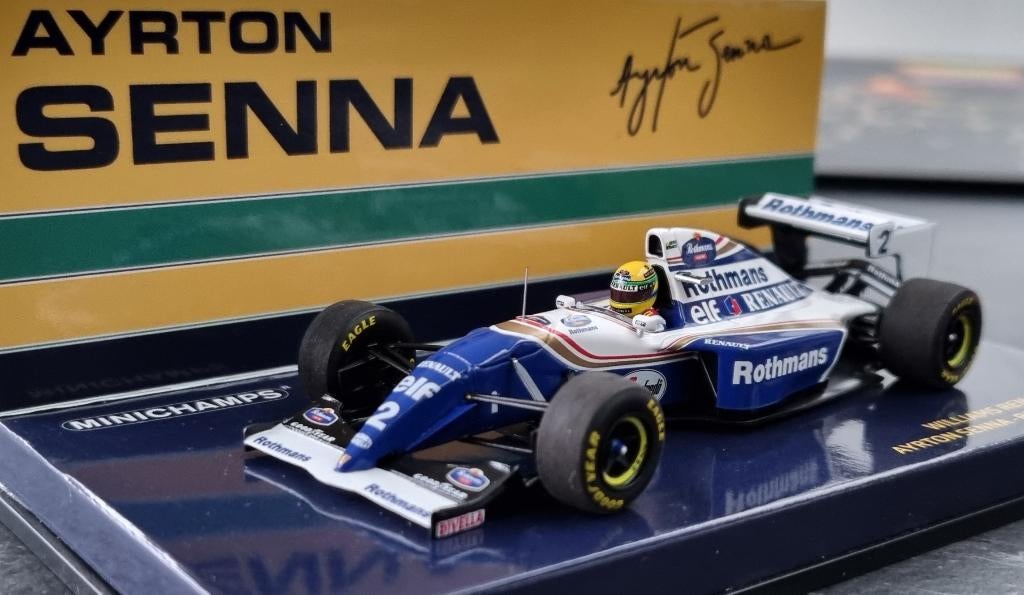Minichamps Williams FW16 Ayrton Senna 1:43 Pacific GP 1994, Hobby en Vrije tijd, Modelauto's | 1:43, Ophalen of Verzenden, Nieuw