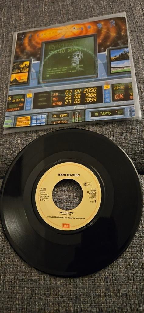 Iron Maiden-Wasted years 1986 Hard rock/ heavy metal, Ophalen of Verzenden, Gebruikt, Rock en Metal