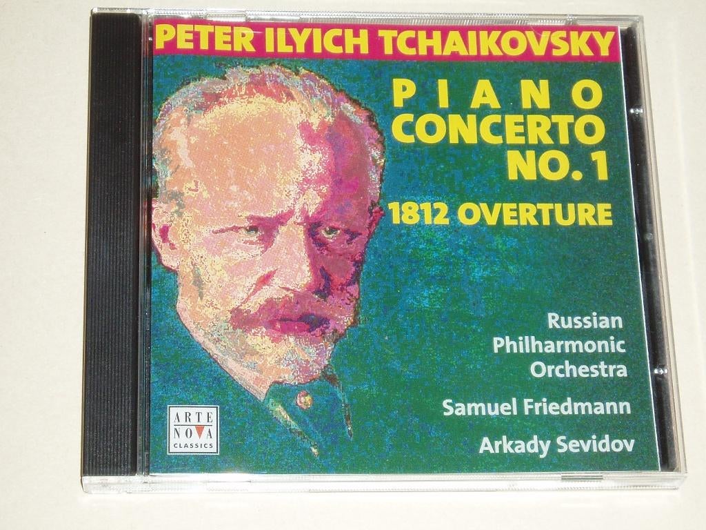 CD Peter Ilyich Tchaikovsky piano concerto no. 1 , 1812, Verzenden, Classicisme, Gebruikt, Overige typen
