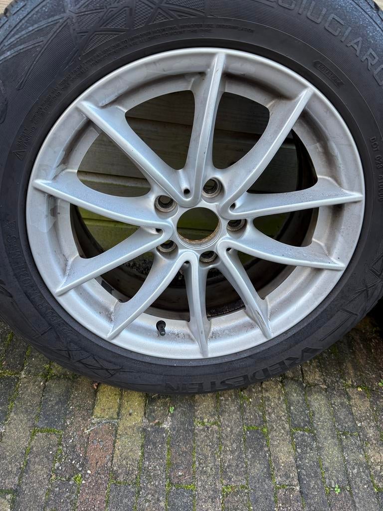Winterbanden op velgen - BMW X3 2010-2017 (F25), Auto-onderdelen, Banden en Velgen, Gebruikt, Banden en Velgen, 17 inch, Personenwagen