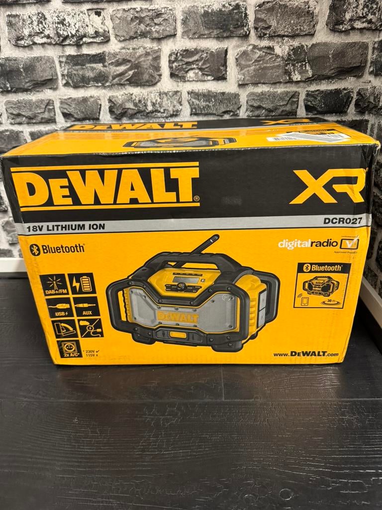 DeWalt radio BT/DAB, Ophalen of Verzenden, Zo goed als nieuw