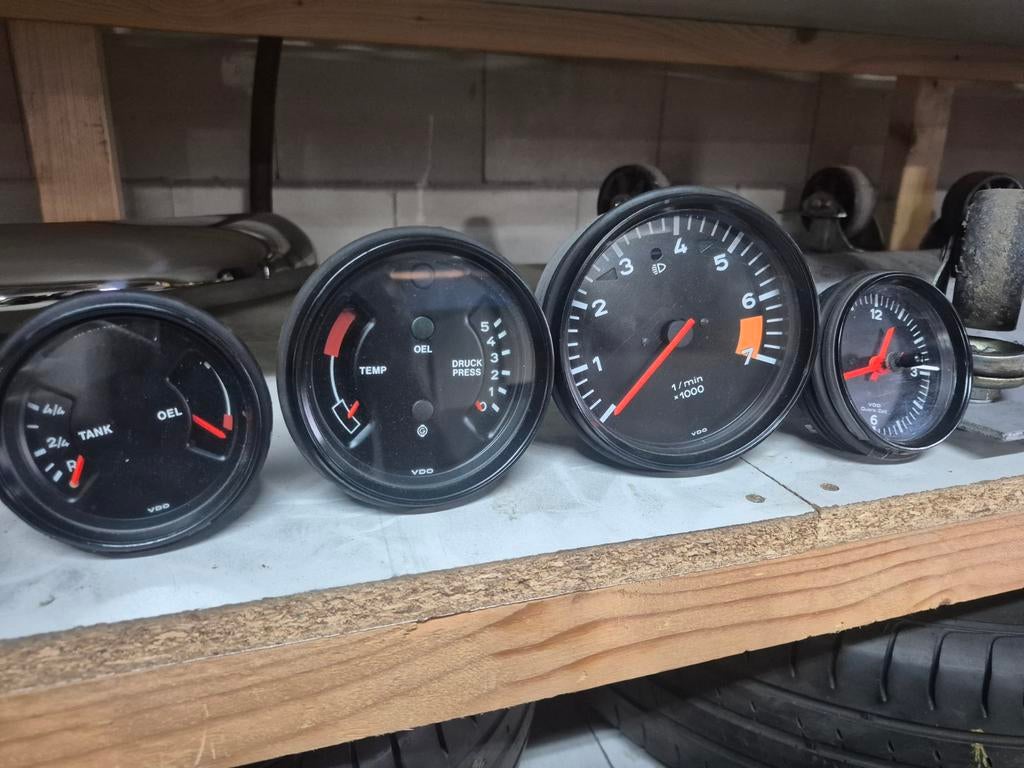 Porsche 911 Meters/ Klokken Set, Auto-onderdelen, Dashboard en Schakelaars, Ophalen of Verzenden, Gebruikt, Porsche