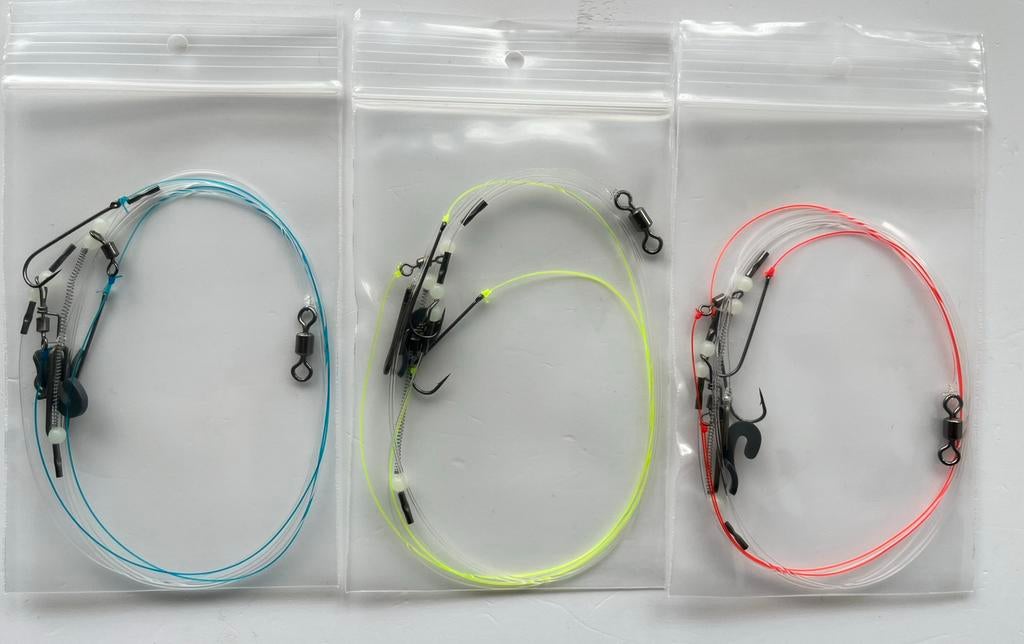 2-haaks geclipte verwerp onderlijnen (5st) SCHAR WIJTING, Ophalen of Verzenden, Nieuw, Haak