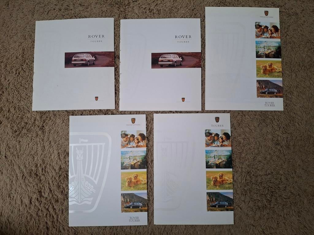 Lot autofolders Rover Tourer, Verzenden, Gelezen, Overige merken
