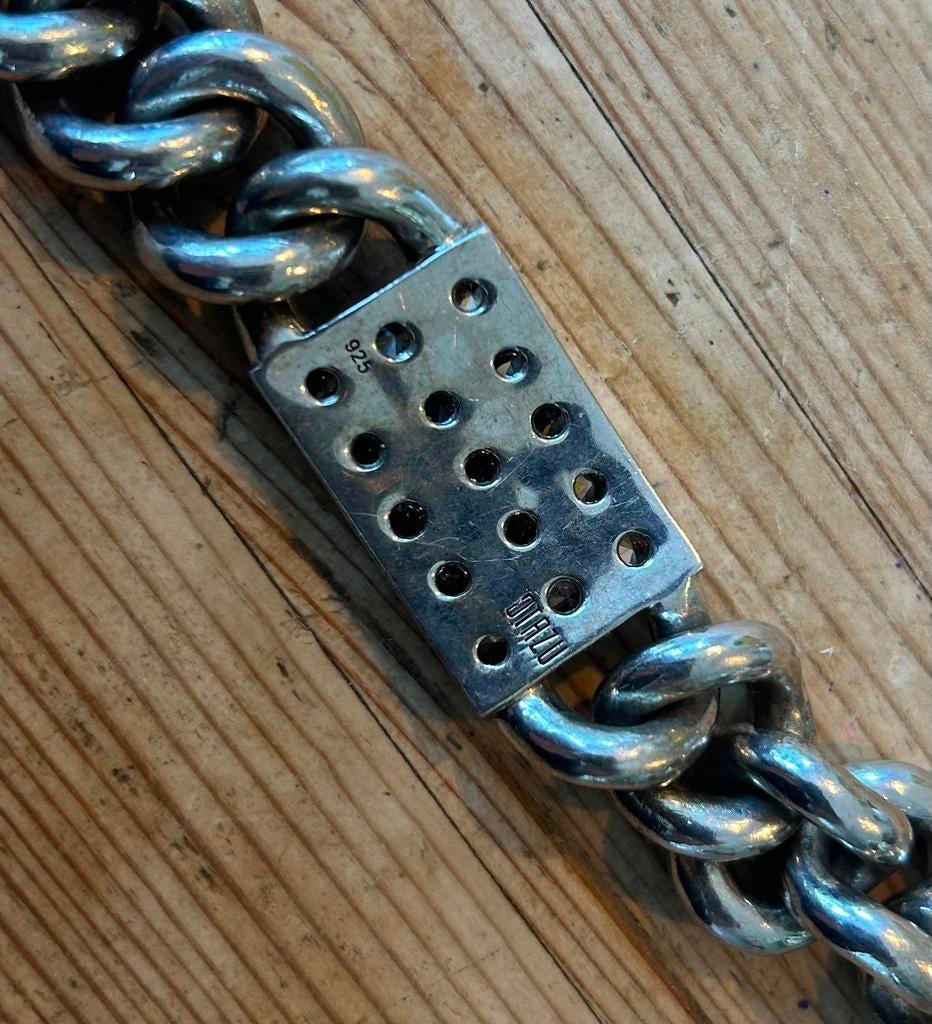 Otazu zilveren 925 armband zwaar, Sieraden, Tassen en Uiterlijk, Armbanden, Ophalen of Verzenden, Gebruikt, Zilver