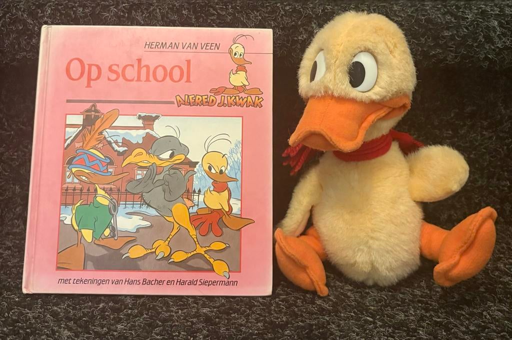 Originele Alfred J. Kwak Knuffel, Ophalen of Verzenden, Gebruikt, Eend