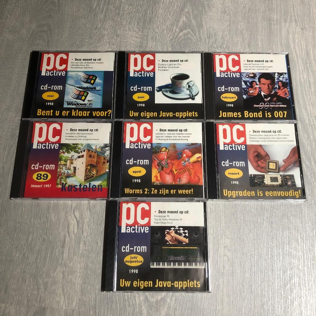 Vintage PC CD-ROM - Collectie PC Active Software 1998, Ophalen of Verzenden