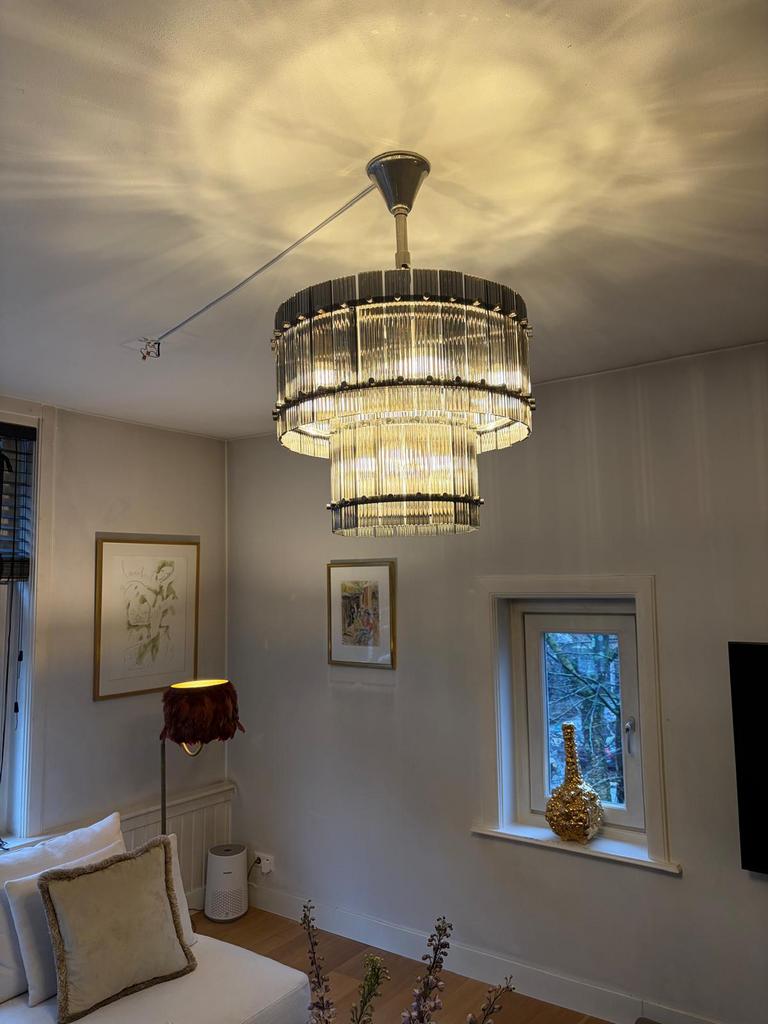 Eichholtz Chandelier, Huis en Inrichting, Lampen | Kroonluchters, Ophalen, Zo goed als nieuw