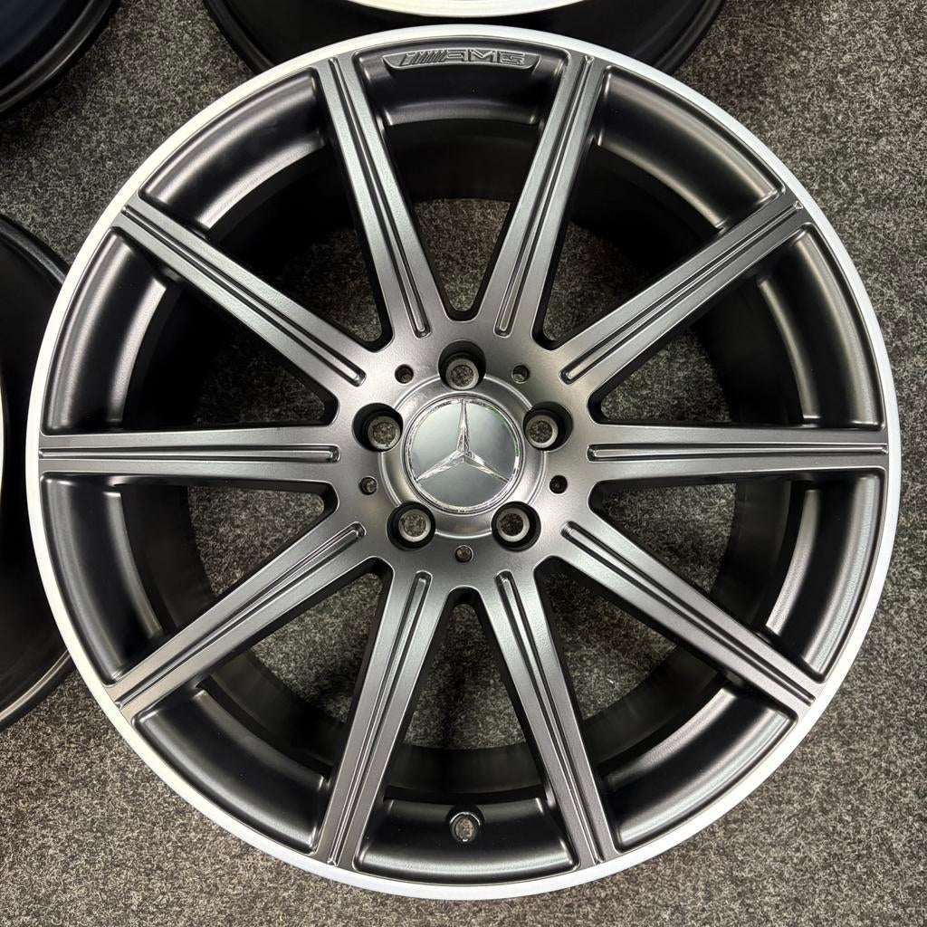 Originele 19 inch Mercedes AMG velgen E-klasse W212 E63, 19 inch, Gebruikt, 255 mm, Banden en Velgen