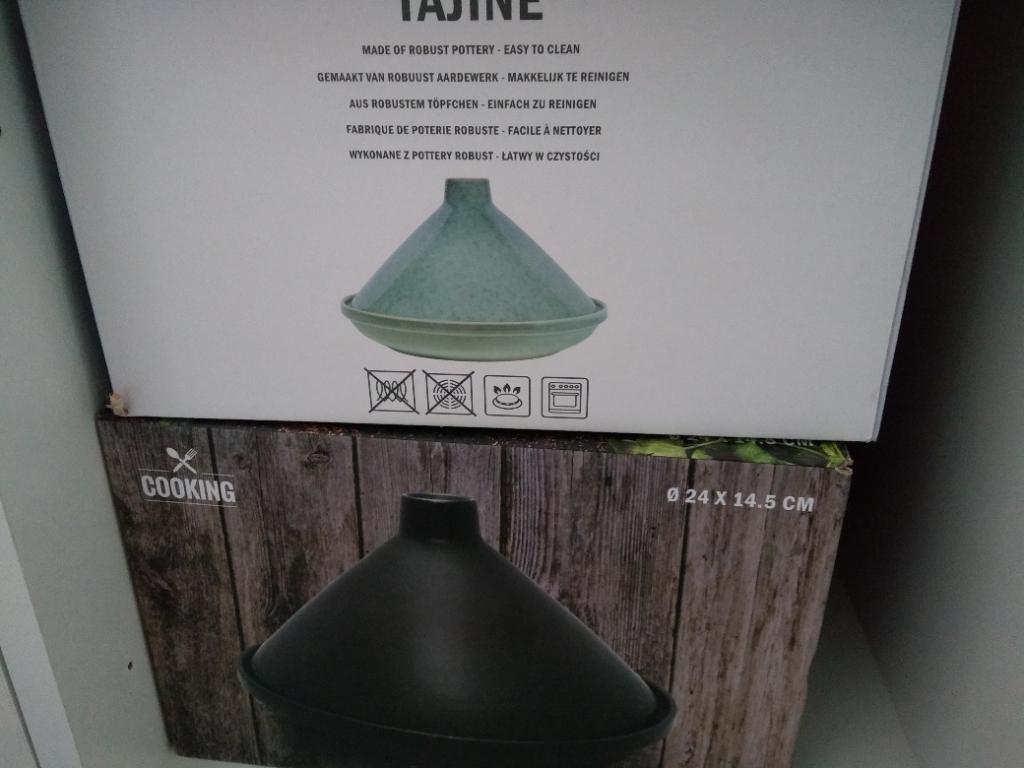 Tajine groen NIEUW, Ophalen, Nieuw, Overige stijlen, Kop(pen) en/of Schotel(s)