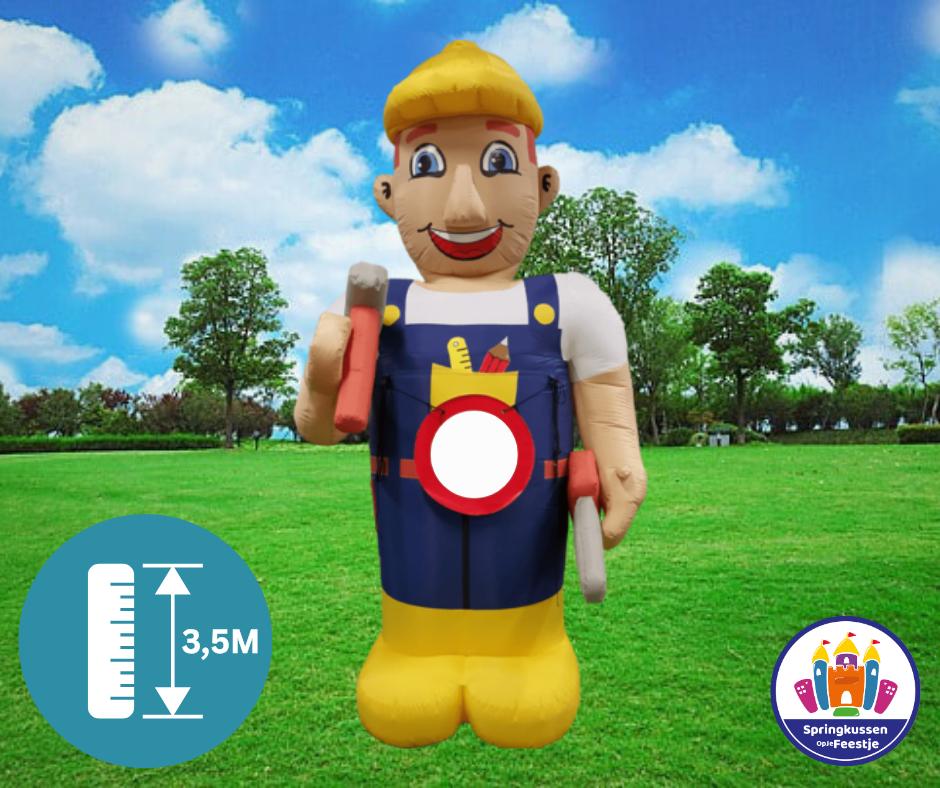 Abraham pop Klusjesman Te Huur / Incl. gratis leeftijdbord, Ophalen, Zo goed als nieuw, Abraham of Sarah