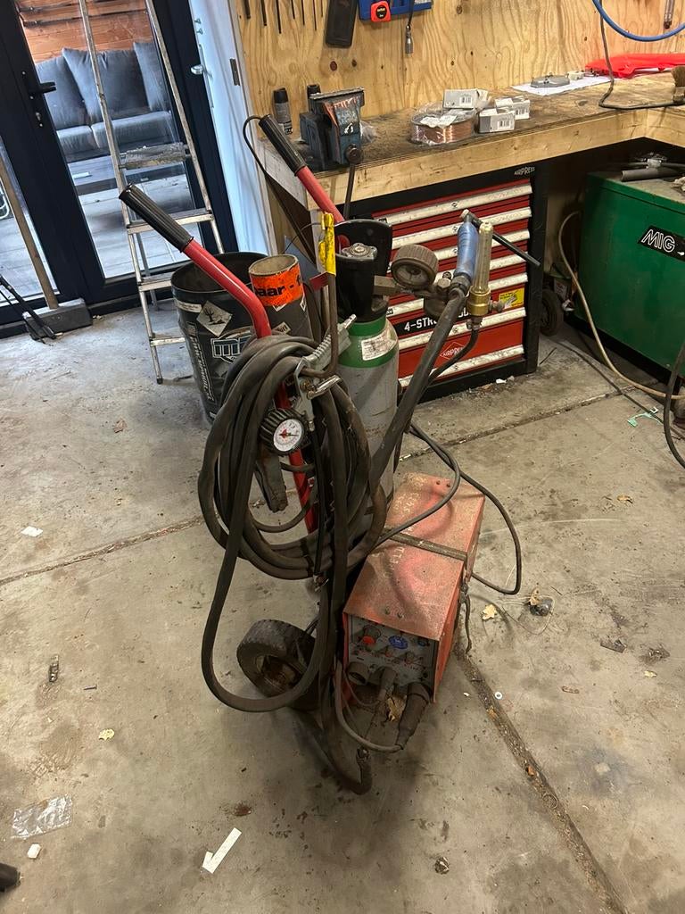 Lincoln Tig lasapparaat, Doe-het-zelf en Verbouw, Gereedschap | Lasapparaten, Ophalen of Verzenden, Zo goed als nieuw, 150 tot 250 ampère