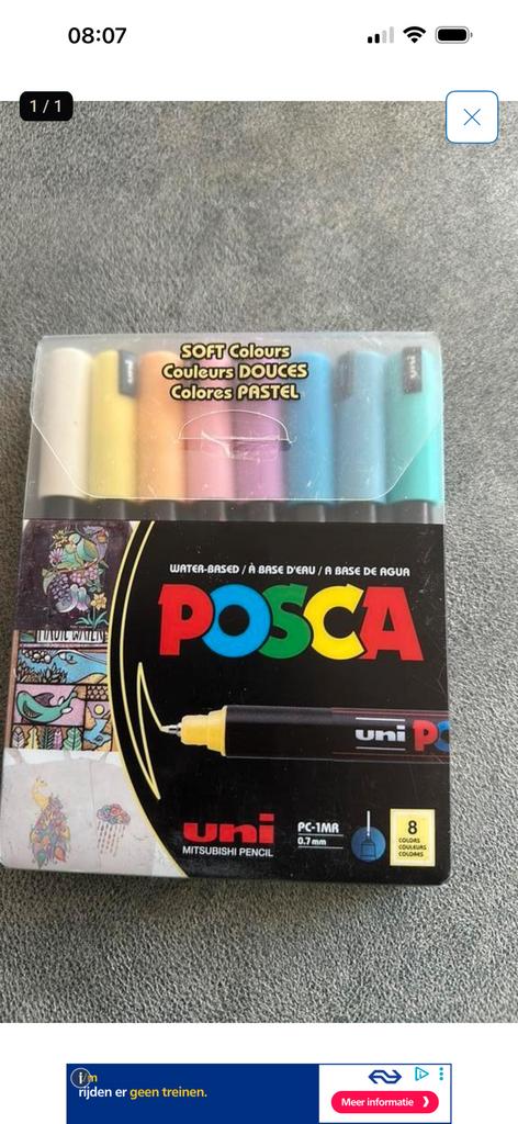 Posca Markers, Hobby en Vrije tijd, Tekenen, Ophalen of Verzenden, Nieuw, Potlood of Stift