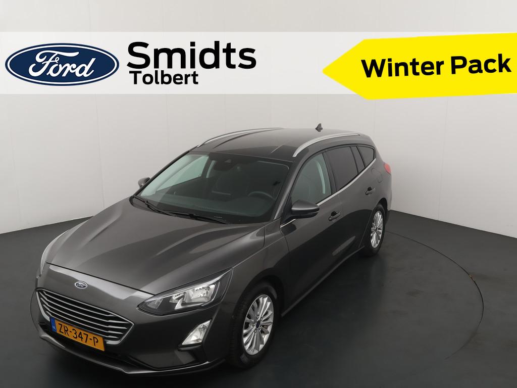 Ford FOCUS Wagon 125PK EcoBoost Titanium Business | Adapt. c, Stof, Gebruikt, 1283 kg, Origineel Nederlands