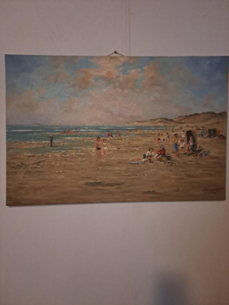 Het strandtafereel, Antiek en Kunst, Ophalen