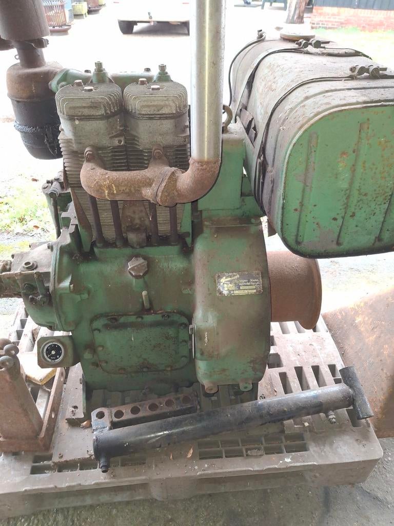 Stationeer tweecilinder Guldner, Doe-het-zelf en Verbouw, Motoren, Ophalen