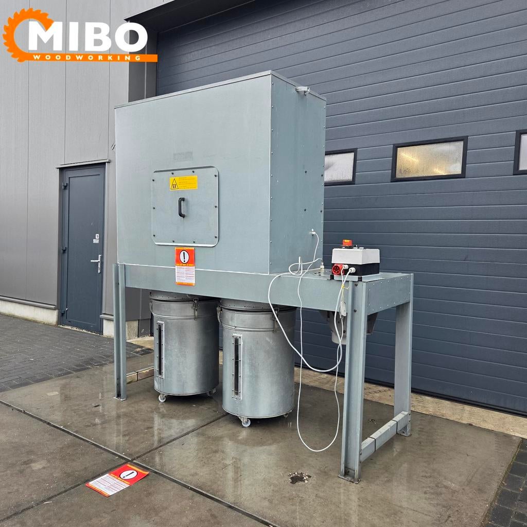 HOLTROP JANSMA AFZUIGING ** 2 containers compact, Ophalen of Verzenden, Zo goed als nieuw, Afzuiger