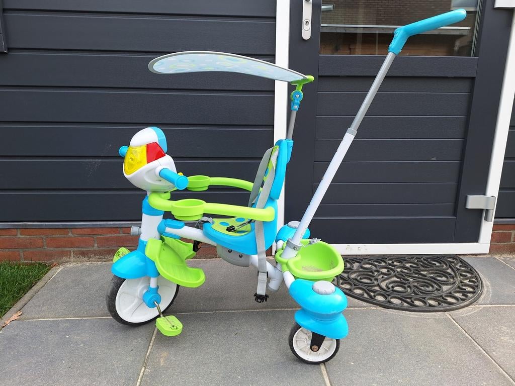 Vtech driewieler, Ophalen