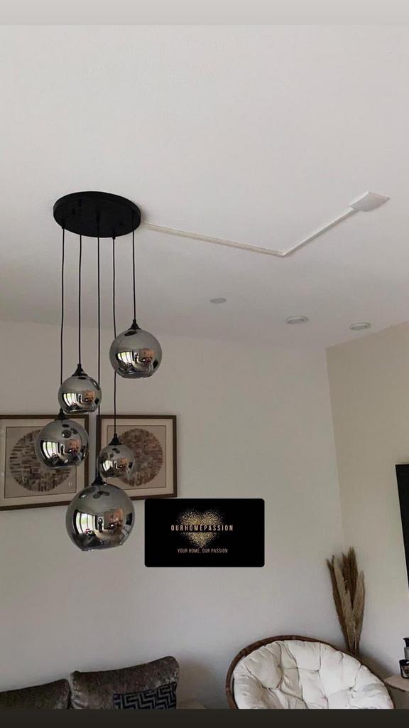 HANGLAMP 5 MIX XXL SMOKED LIGHTS ERIC KUSTER STYLE 5 MIX, Ophalen of Verzenden, Nieuw, Minder dan 50 cm