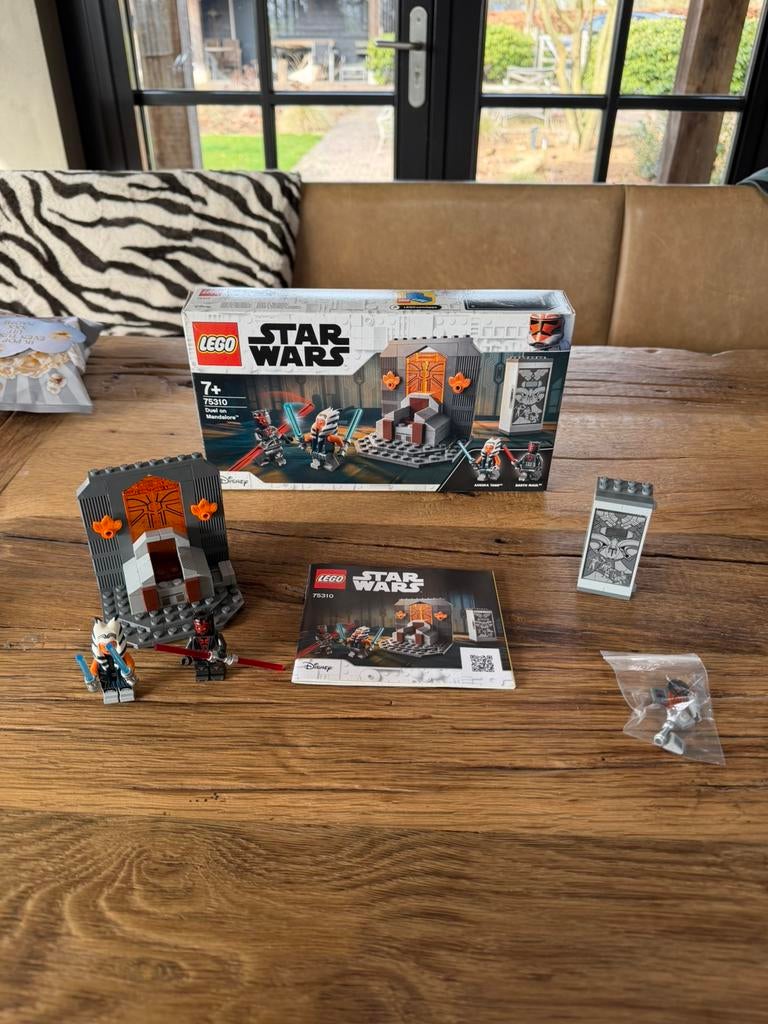 Lego star wars set 75310 duel on mandalore compleet met doos, Ophalen of Verzenden, Zo goed als nieuw, Complete set, Lego