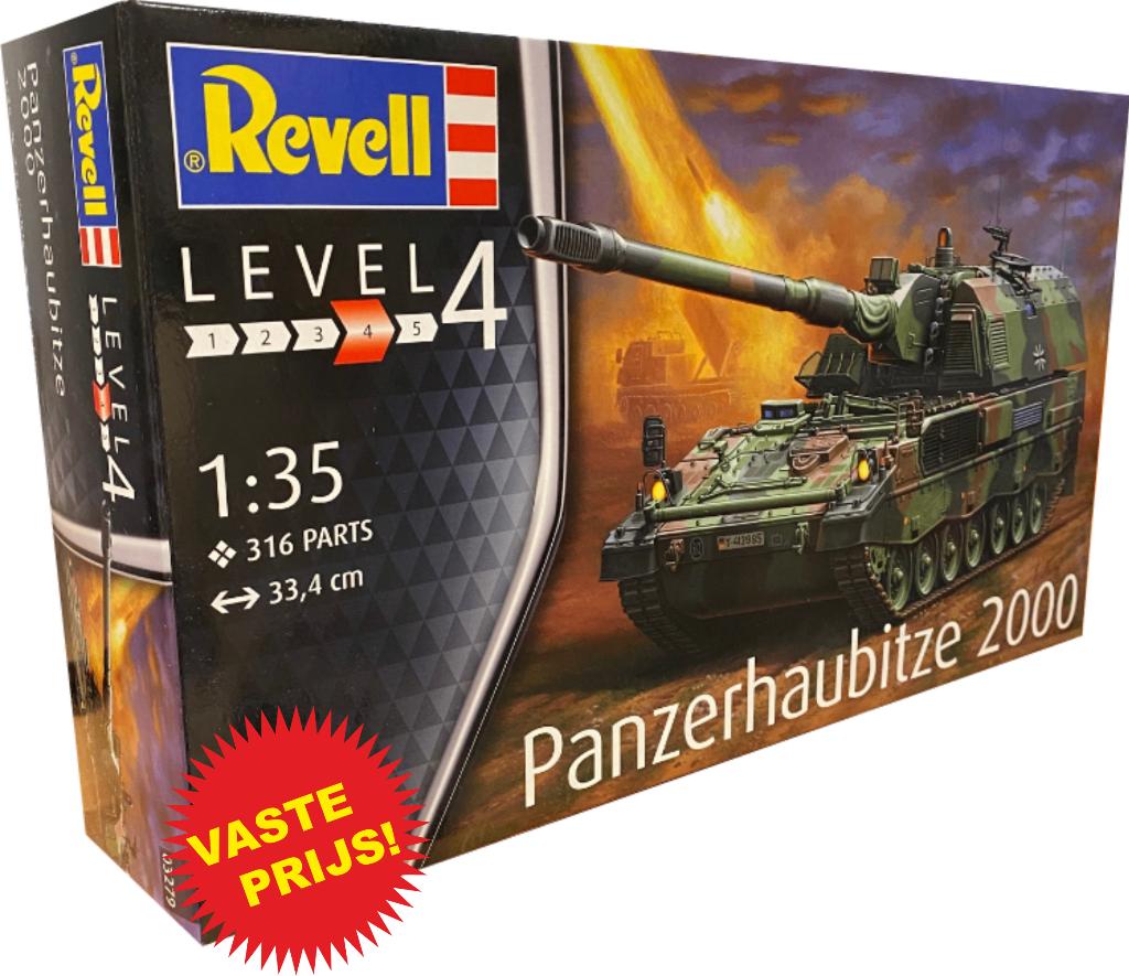 Panzerhaubitze 2000 (Revell 03279) 1/35, Tank, Nieuw, Ophalen of Verzenden, 1:32 tot 1:50