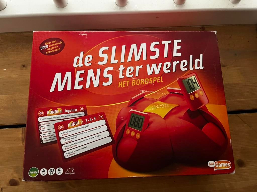 de slimste mens ter wereld bordspel, Ophalen of Verzenden, Zo goed als nieuw
