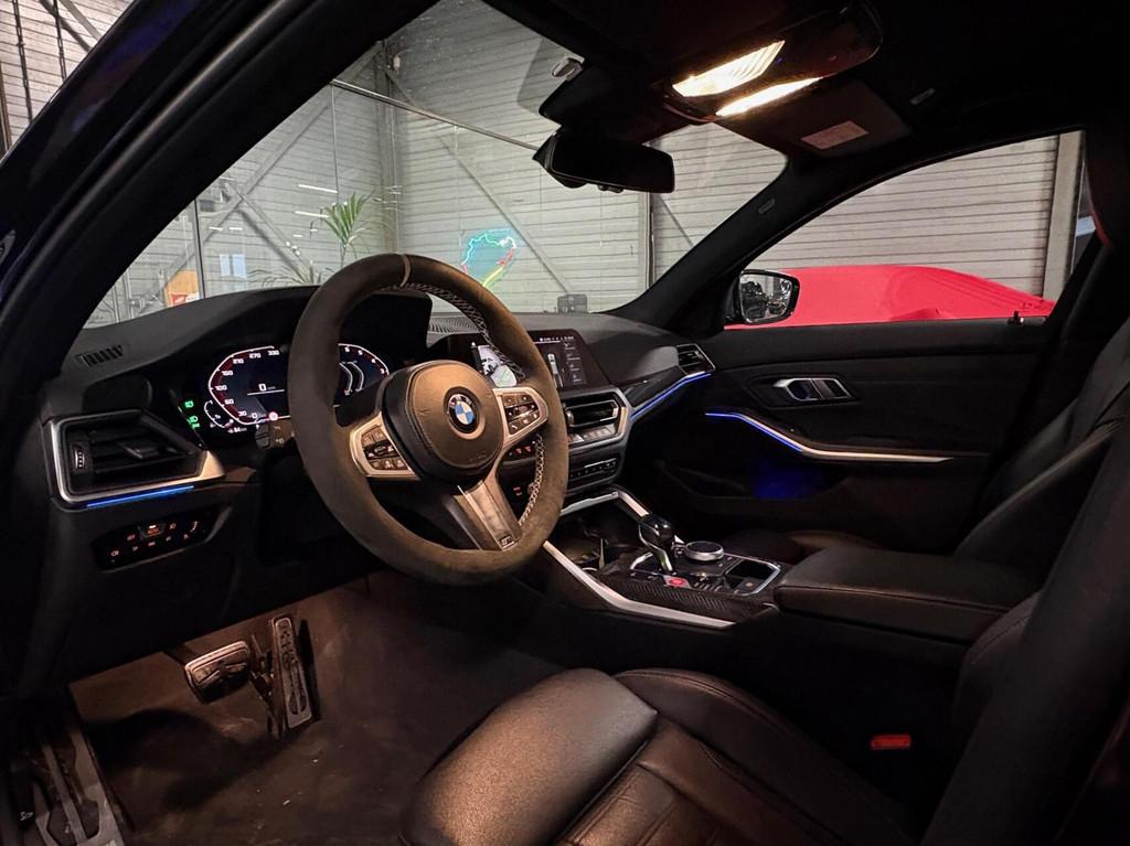 BMW 3-serie Touring M340i xD High Executive | M3 | Laser | H, 1780 kg, Zwart, Leder, Vierwielaandrijving