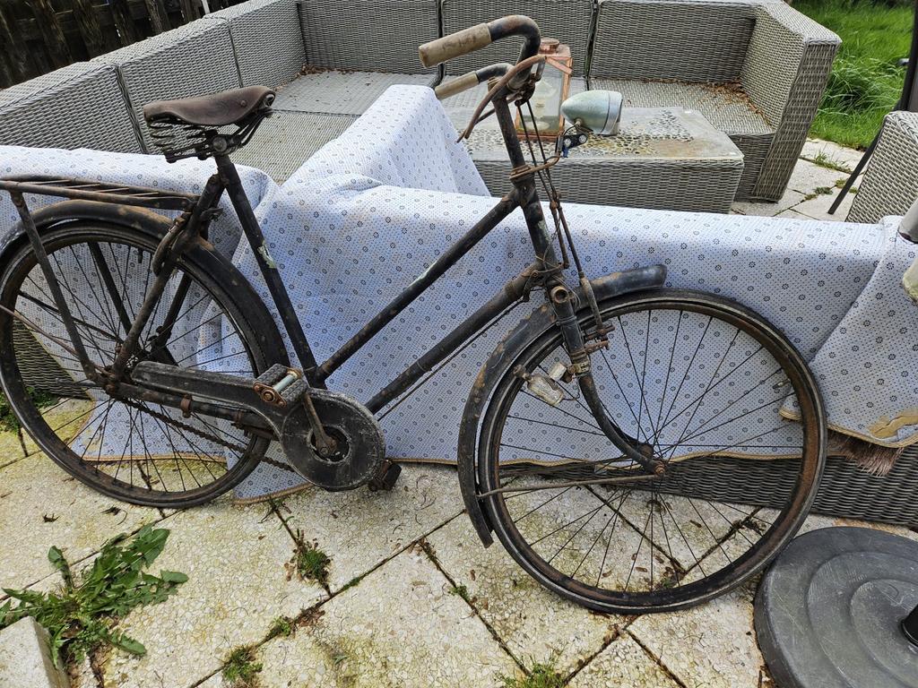 Antieke vintage oude fiets, 59 cm of meer, Ophalen, Jaren '30