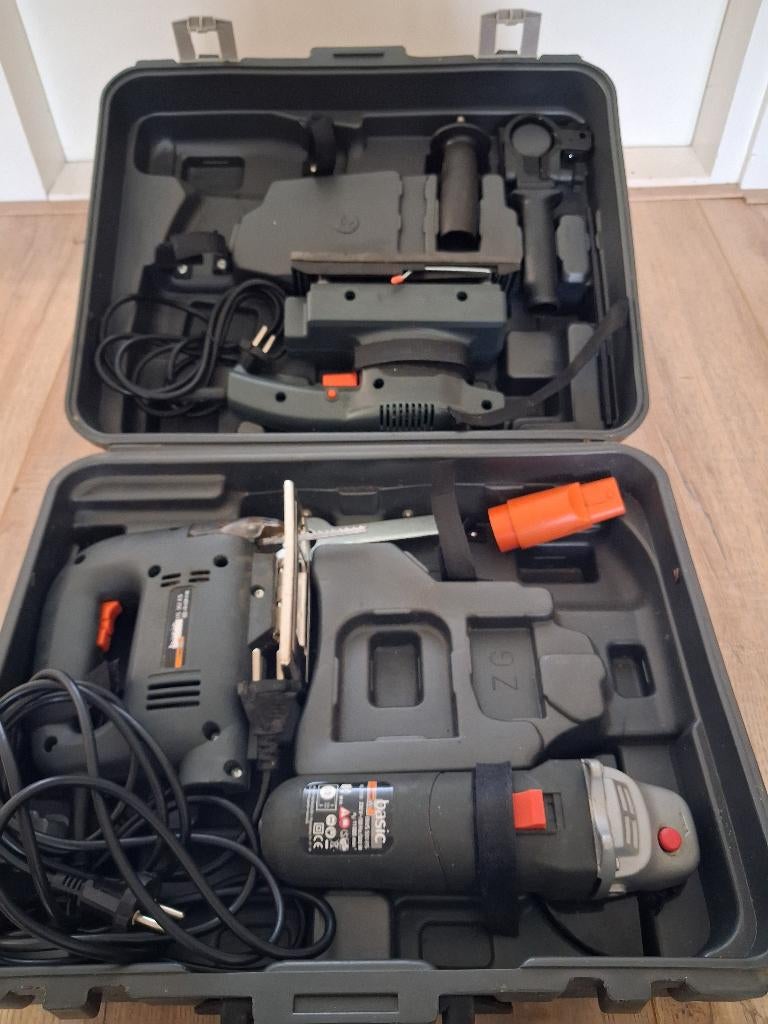 ZG Basic Powertool Set – Slijper, Zaag & Haakse 1000W, Ophalen of Verzenden, Zo goed als nieuw