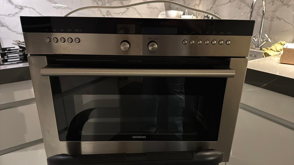 Siemens combimagnetron GRATIS, Witgoed en Apparatuur, Ovens, Ophalen, Zo goed als nieuw, Magnetronfunctie, 45 tot 60 cm