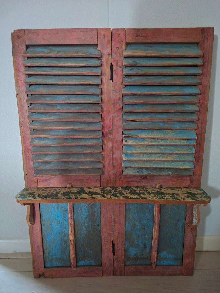 Decoratieve luiken met plank - Vintage look, Ophalen