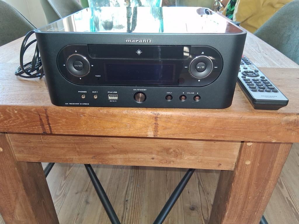 Marantz M-CR603 CD-Receiver met afstandsbediening, Ophalen of Verzenden, Cd-speler, Overige merken