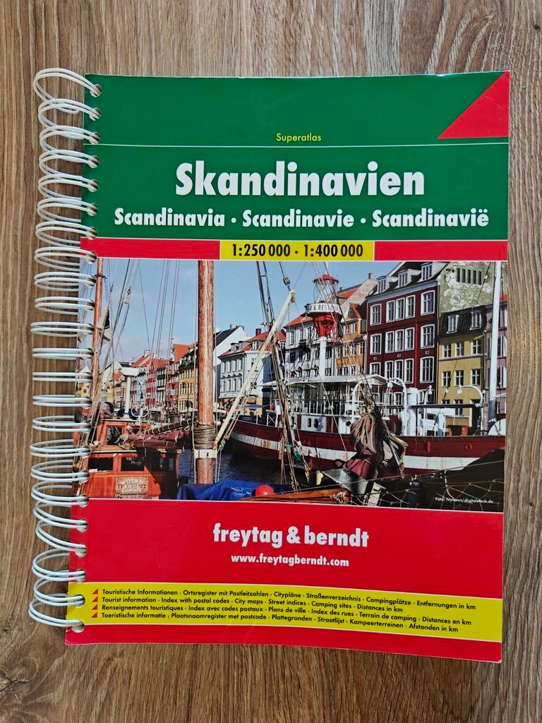 Superatlas Scandinavië van Freytag & Berndt, Overige merken, Europa, Ophalen of Verzenden, Zo goed als nieuw